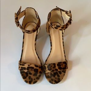 Cheetah Print Block Heels